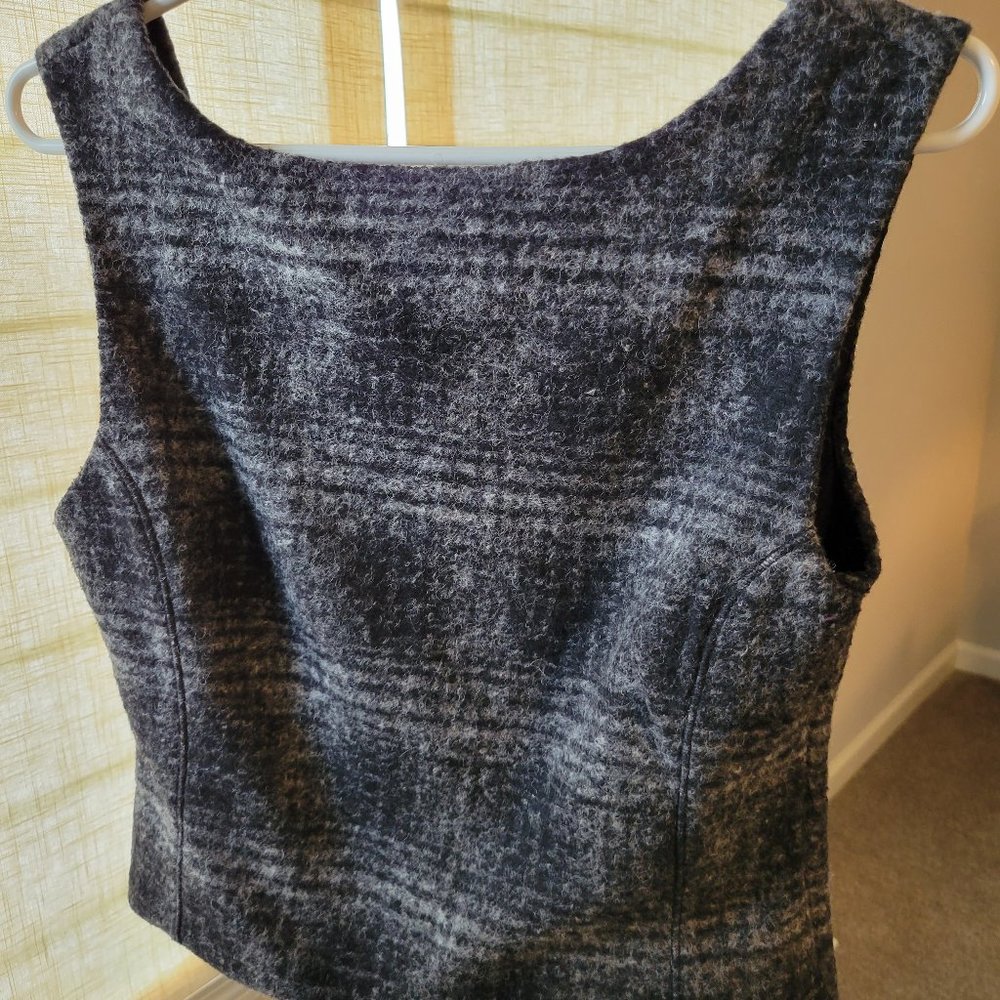 Side Closure Wool Vest